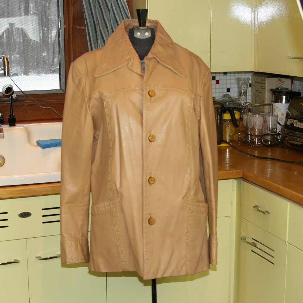 Portogalia Dress Leather Men's Jacket Vintage